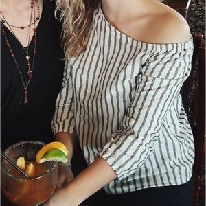 Banana Republic Striped Blouse